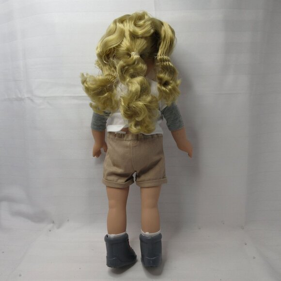 CitiToy 2013 GS126 GM15 Blond 18" Tall  Doll with Camera Shirt - Picture 4 of 6